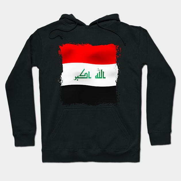 Iraq flag Hoodie by SASTRAVILA